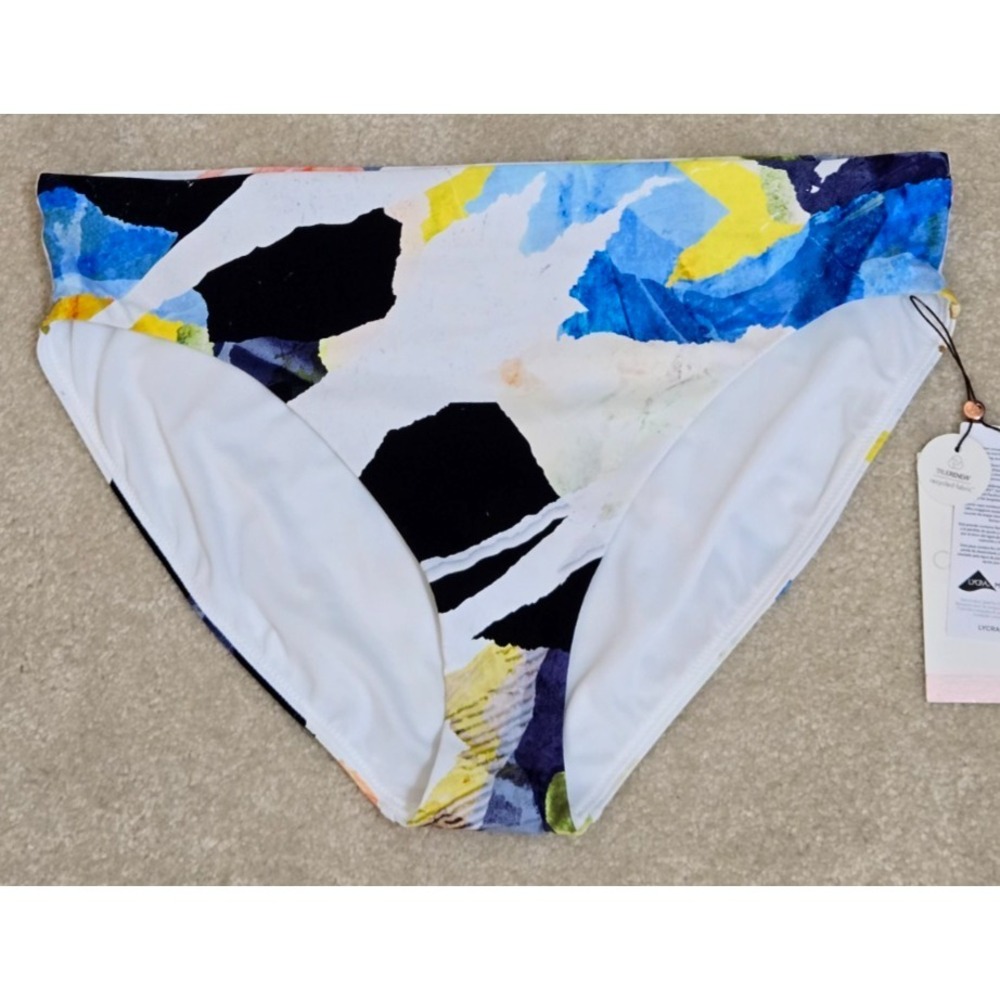 Calia Core Mid Rise Bottom Women's L Collage Pure White NWT